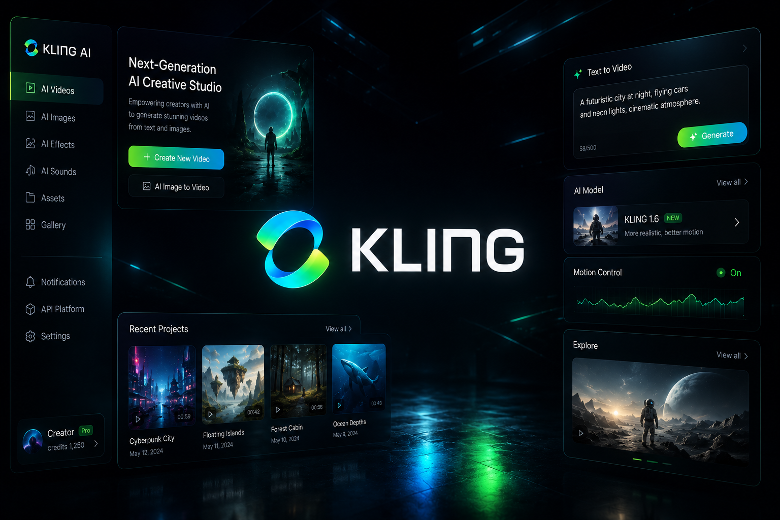 خرید اشتراک Kling AI