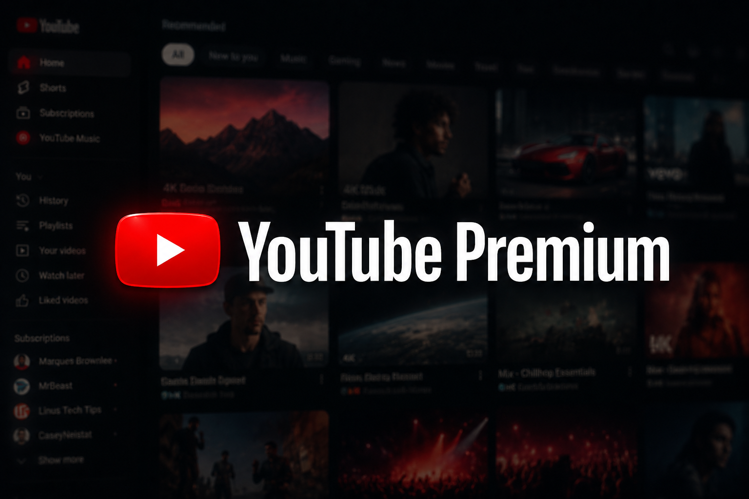 خرید اشتراک یوتیوب پرمیوم