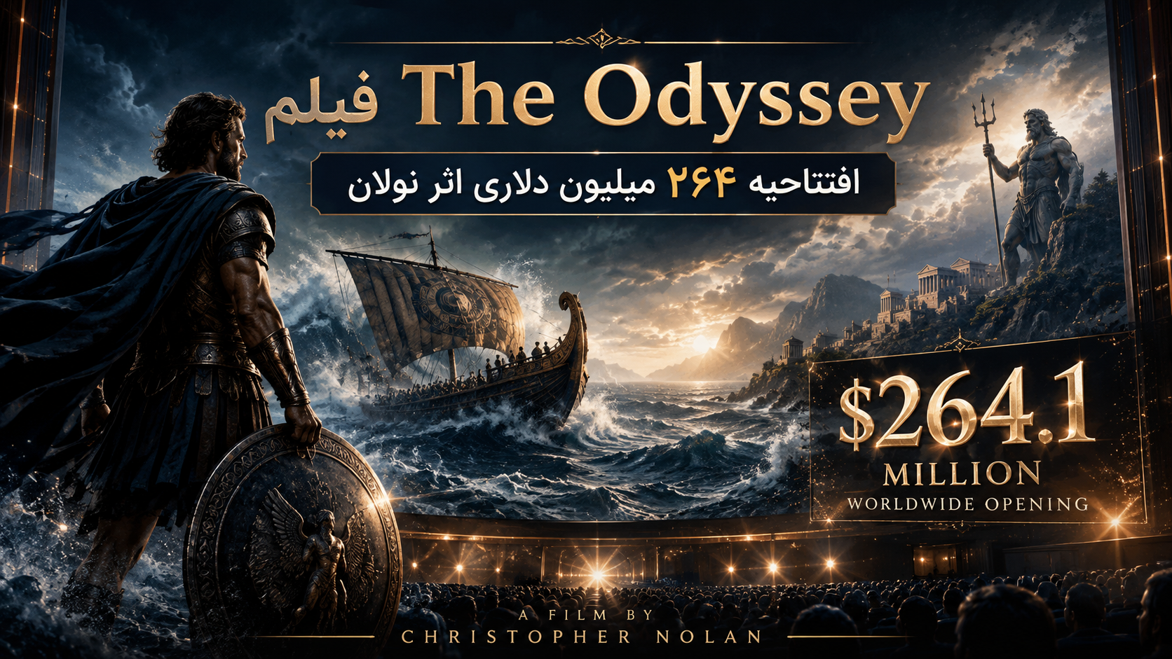 فروش فیلم The Odyssey؛ افتتاحیه ۲۶۴ میلیون دلاری اثر نولان